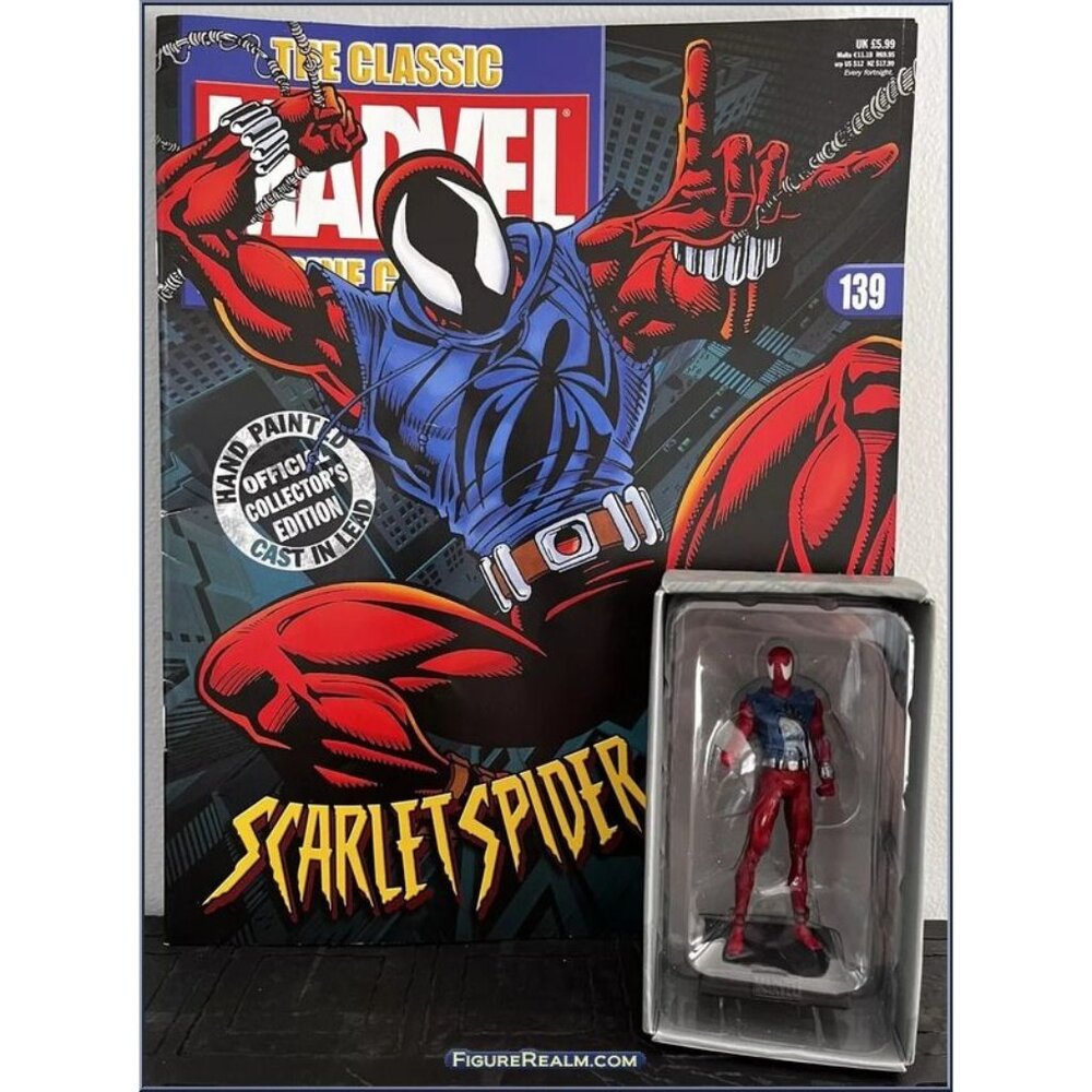 Eaglemoss 1:16 Classic Marvel Figurine w/Book: Scarlet Spider‎ #139